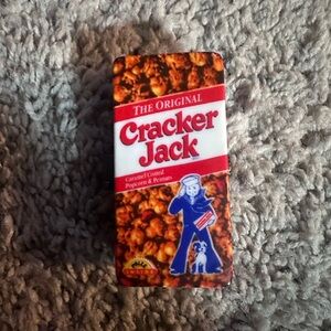 Cracker Jack Caramel Coated Popcorn & Peanuts vintage trinket box.   Rare find.